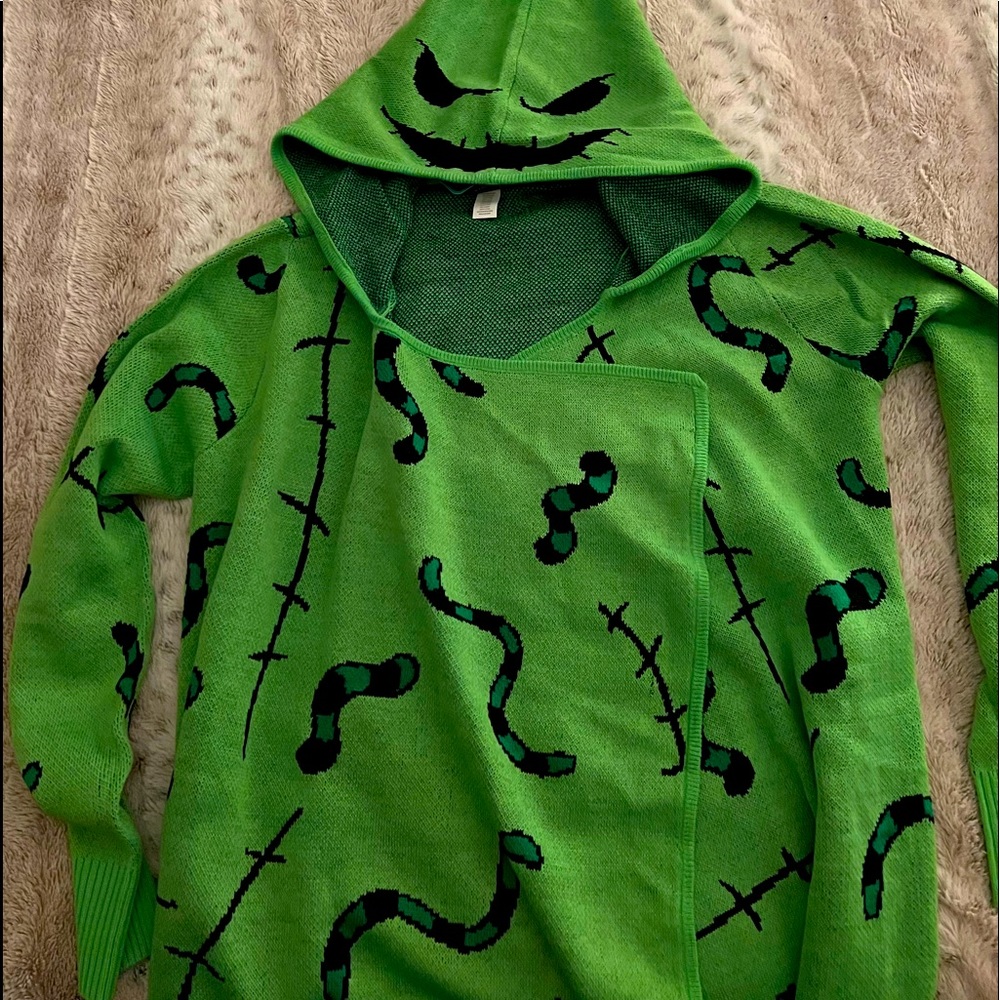 Disney Nightmare before Christmas Oogie Boogie Cardigan (Hot Topic)